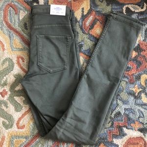 NWT olive high waisted jeans